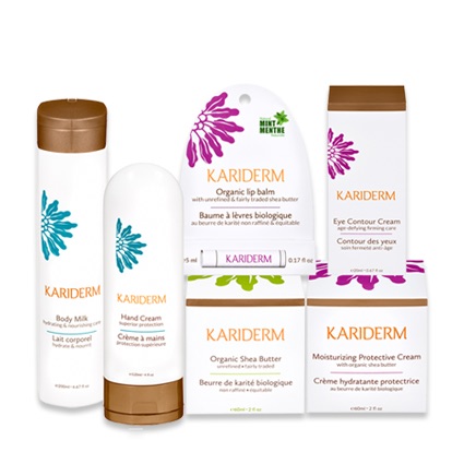 Kariderm sample products for Twitter